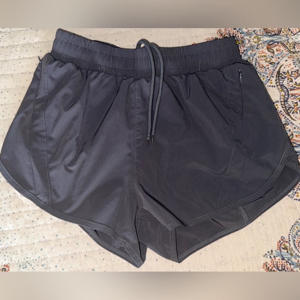 Grey Lululemon Athletic Running Shorts